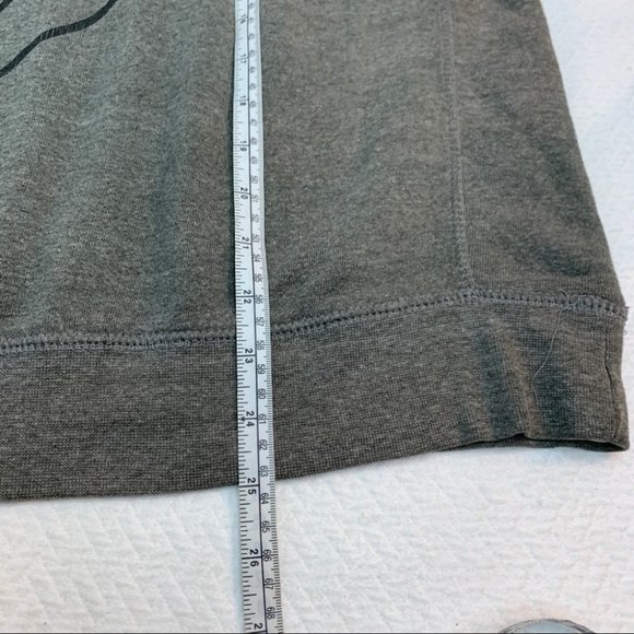 Brunette - BITNB Grey Angel Wing Cree Neck Sweatshirt Grey M - Picture 9 of 9